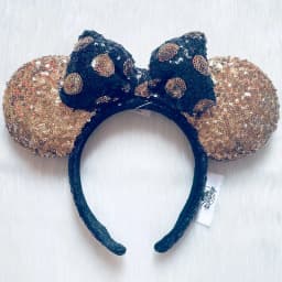 Disney Mickey Ear Headband Plush Sequin Headband For Adult Kids Women Girls Disneyland Cosplay Party Accessories Birthday Gift