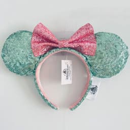 Disney Mickey Ear Headband Plush Sequin Headband For Adult Kids Women Girls Disneyland Cosplay Party Accessories Birthday Gift