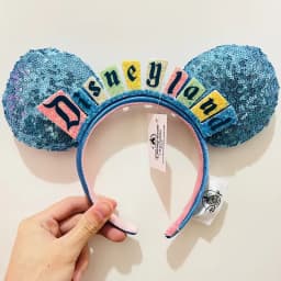 Disney Mickey Ear Headband Plush Sequin Headband For Adult Kids Women Girls Disneyland Cosplay Party Accessories Birthday Gift