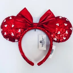 Disney Mickey Ear Headband Plush Sequin Headband For Adult Kids Women Girls Disneyland Cosplay Party Accessories Birthday Gift