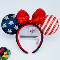 Disney Mickey Ear Headband Plush Sequin Headband For Adult Kids Women Girls Disneyland Cosplay Party Accessories Birthday Gift