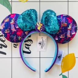 Disney Mickey Ear Headband Plush Sequin Headband For Adult Kids Women Girls Disneyland Cosplay Party Accessories Birthday Gift