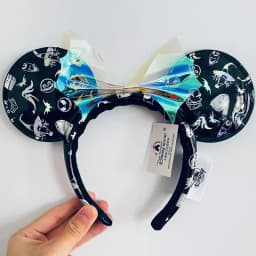 Disney Mickey Ear Headband Plush Sequin Headband For Adult Kids Women Girls Disneyland Cosplay Party Accessories Birthday Gift