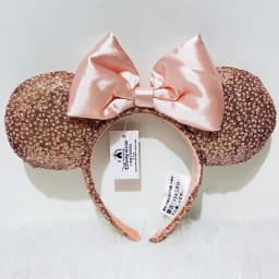 Disney Mickey Ear Headband Plush Sequin Headband For Adult Kids Women Girls Disneyland Cosplay Party Accessories Birthday Gift
