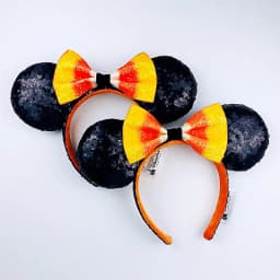 Disney Mickey Ear Headband Plush Sequin Headband For Adult Kids Women Girls Disneyland Cosplay Party Accessories Birthday Gift