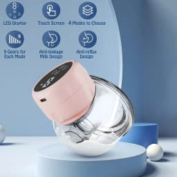 1pcs Hands-free Wearable Breast Pump Electric Fully Automatic Integrated Breast Pump Portable Breast Pump Breast Feedin