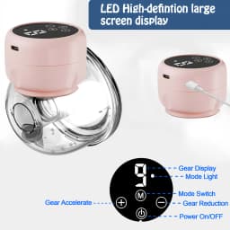 1pcs Hands-free Wearable Breast Pump Electric Fully Automatic Integrated Breast Pump Portable Breast Pump Breast Feedin