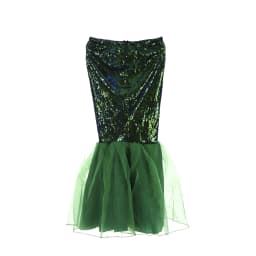 Fantaisie Mermaid Skirt Women Party Fancy Long Maxi Skirts For Christmas Cosplay Costume falda de fiesta