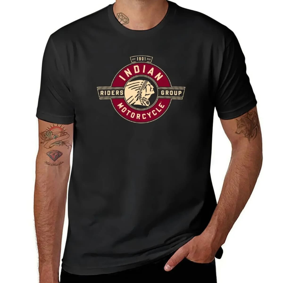 Black Friday Indian Vintage Motorcycle T-Shirt shirts graphic basketball graphic tees tops anime figures men t shirts