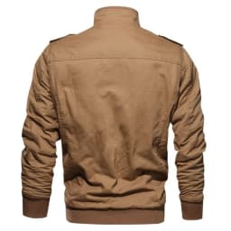 2024 Men's Tactical Jacket Autumn Winter Fleece Tactical Jackets Men Casual Multiple Pockets Windproof Outdoor Workwear Coat