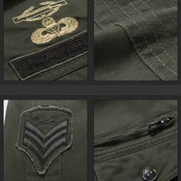 2024 Men's Tactical Jacket Autumn Winter Fleece Tactical Jackets Men Casual Multiple Pockets Windproof Outdoor Workwear Coat