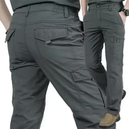Summer Men's Quick Drying Pants Sports Outdoor Mountaineering Waterproof Large Size Multi Pocket Workwear Trousers