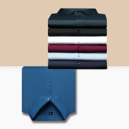 Premium Men's Ultra-Stretch Slim-fit Shirt - High-Quality Silky Business Formal Long-Sleeve Shirt for Social and Casual Wear