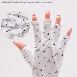 Nail Art Glove UV Protection Glove Anti UV Radiation Protection Gloves Protecter For Nail Art Gel UV Led Lamp Tool Ladies Gloves