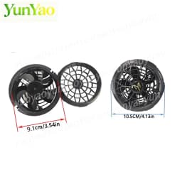 26V Cooling Vest Fan, High Airflow with 5-Speed Control, for Welder Construction Work