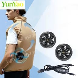 26V Cooling Vest Fan, High Airflow with 5-Speed Control, for Welder Construction Work