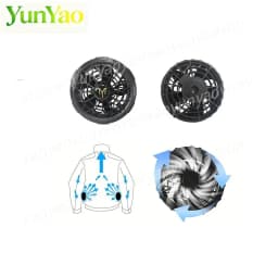 26V Cooling Vest Fan, High Airflow with 5-Speed Control, for Welder Construction Work