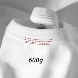 600g Cotton T-Shirts Men Short Sleeved Heavyweight Summer Round Neck Loose Breathable Shirt for Men Women Basic Tee