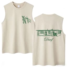 Washed Rapper Bad Bunny Tank Tops Debi Tirar Mas Fotos DTMF World Tour Aesthetic Vests Men Women Hip Hop Cotton Sleeveless Tees