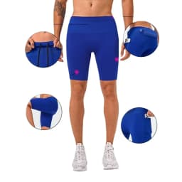 Men Compression Marathon Running Shorts with Waist Pack Quick Dry Trainning Exercise Fitness Sport Tight Shorts