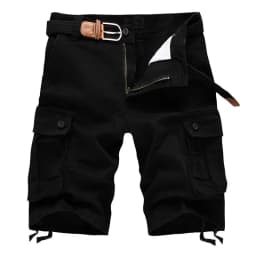 2026 Summer Men's Baggy Multi Pocket Military Cargo Shorts Male Cotton Khaki Mens Tactical Shorts Short Pants 29-44 No Belt