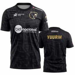 Men's FURIA ESports Team Jersey CS2 Gaming T-Shirt FalleN Molooy Daily Training Tee Summer Casual Short-Sleeve Top Fan Gift