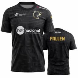 Men's FURIA ESports Team Jersey CS2 Gaming T-Shirt FalleN Molooy Daily Training Tee Summer Casual Short-Sleeve Top Fan Gift