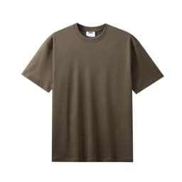 DUKEEN Premium 80S Liquid Ammonia Mercerized Cotton T-Shirt Men Summer Cooling Short Sleeve Tee Luxury Solid Color White Tshirt