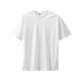 DUKEEN Premium 80S Liquid Ammonia Mercerized Cotton T-Shirt Men Summer Cooling Short Sleeve Tee Luxury Solid Color White Tshirt