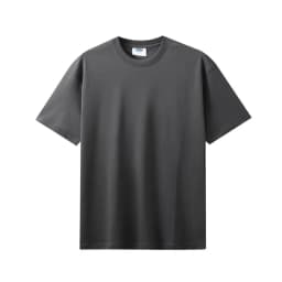 DUKEEN Premium 80S Liquid Ammonia Mercerized Cotton T-Shirt Men Summer Cooling Short Sleeve Tee Luxury Solid Color White Tshirt