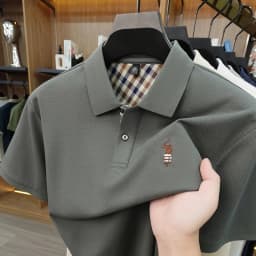 Designer brand men's polo shirt short sleeve summer new luxury pony embroidery casual Paul fashion breathable high-end T-shirt