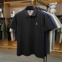 Designer brand men's polo shirt short sleeve summer new luxury pony embroidery casual Paul fashion breathable high-end T-shirt