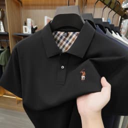 Designer brand men's polo shirt short sleeve summer new luxury pony embroidery casual Paul fashion breathable high-end T-shirt