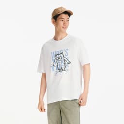 Semir Short Sleeve T-Shirt Men Moisture Wicking and Quick Dry Little Monster Couple Top 2025 New Summer Style Cool Feeling Tee
