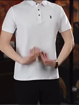 100% pure cotton 2025 summer men's Polo T-shirt high-end designer brand fashion cozy short sleeve 3D embroidery design hot sale