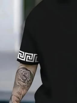 2026 Summer New Men's Short-Sleeved Set with 3D Stripes Pattern Print - Street Casual Fashion Comfortable and Soft