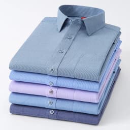 Vintage 64% Cotton Long Sleeve Shirts for Men Slim Fit Formal Plian Shirt Solid Color Fashion Korean Popular Red Clothes