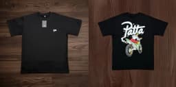 New Arrival Patta Tshirt American Street Style with Palm Tree Star Print Man Short Sleeve Tops