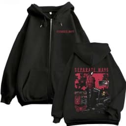 Resident Evil Game Hooded Zipper Men's and Women's Pattern Printed Hoodie Comfortable Hoodie Loose Street Style