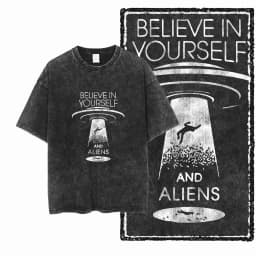 SA ASTRONAUT SPACE THEMES Printed Cotton Acid Washed Graphic Unisex T Shirt Cool Streetwear Men Tshirts Big Size Tee for men
