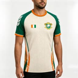 2026 New Cote D'Ivoire Flag Print Jersey T-shirt Breathable Outdoor Sports Football Tee Men's And Women's Casual Sports Uniform