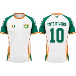 2026 New Cote D'Ivoire Flag Print Jersey T-shirt Breathable Outdoor Sports Football Tee Men's And Women's Casual Sports Uniform