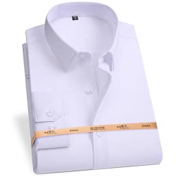 Plus 8XL 7XL 6XL 5XL Bamboo Fiber Shirts For Men Long Sleeve Spring Anti-Wrinkle Formal Soft Casual Stripe Business Social Shirt