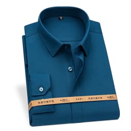 Plus 8XL 7XL 6XL 5XL Bamboo Fiber Shirts For Men Long Sleeve Spring Anti-Wrinkle Formal Soft Casual Stripe Business Social Shirt