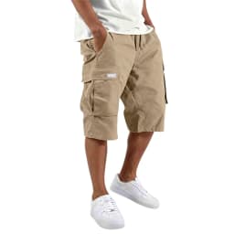 2026 NEW men loose straight pants Casual multi-pocket Shorts Summer Five-Inch Men's drawstring Sports cargo short