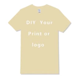 Custom Tshirt Front Back Print Professional Your Own Logo Text Photo Male Personalized Premium Gifts T-shirt EU Size 100% Cotton