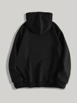 Unisex Gothic Dark Print Zip-Up Hoodie Trendy Streetwear Casual Everyday Fashion Unisex Style Holiday Gift