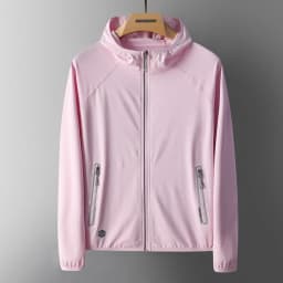 UPF50+ Summer UV Protection Hoodie Unisex Breathable Ice Silk Outdoor Sports Couple's Beach Street Style Lightweight Jacket