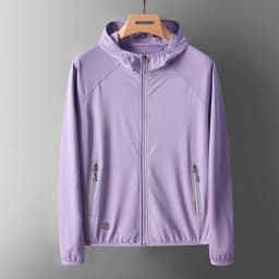 UPF50+ Summer UV Protection Hoodie Unisex Breathable Ice Silk Outdoor Sports Couple's Beach Street Style Lightweight Jacket