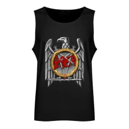 Slayer silver eagle Tank Top sleeveless vests Clothing Gym t-shirt man